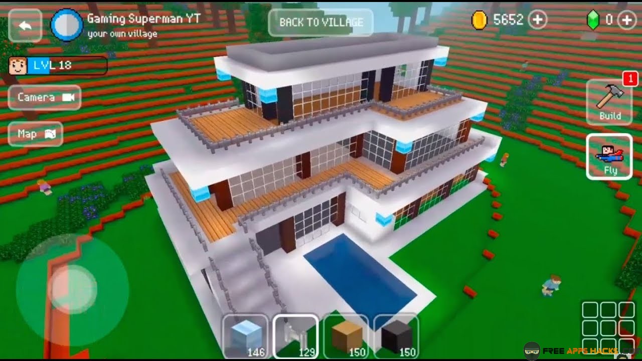 Block Craft 3D Building Game Modded APK Unlimited Coins Android App