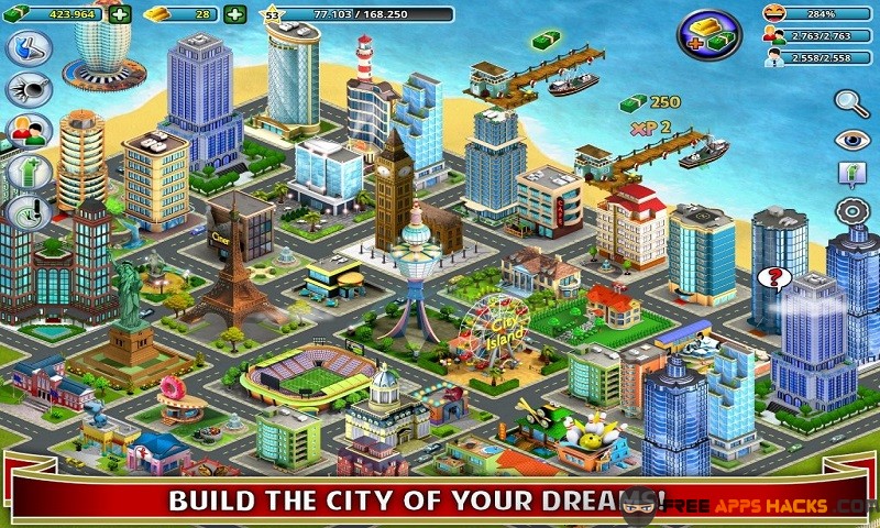 city island 4 sim tycoon screen icons meaning