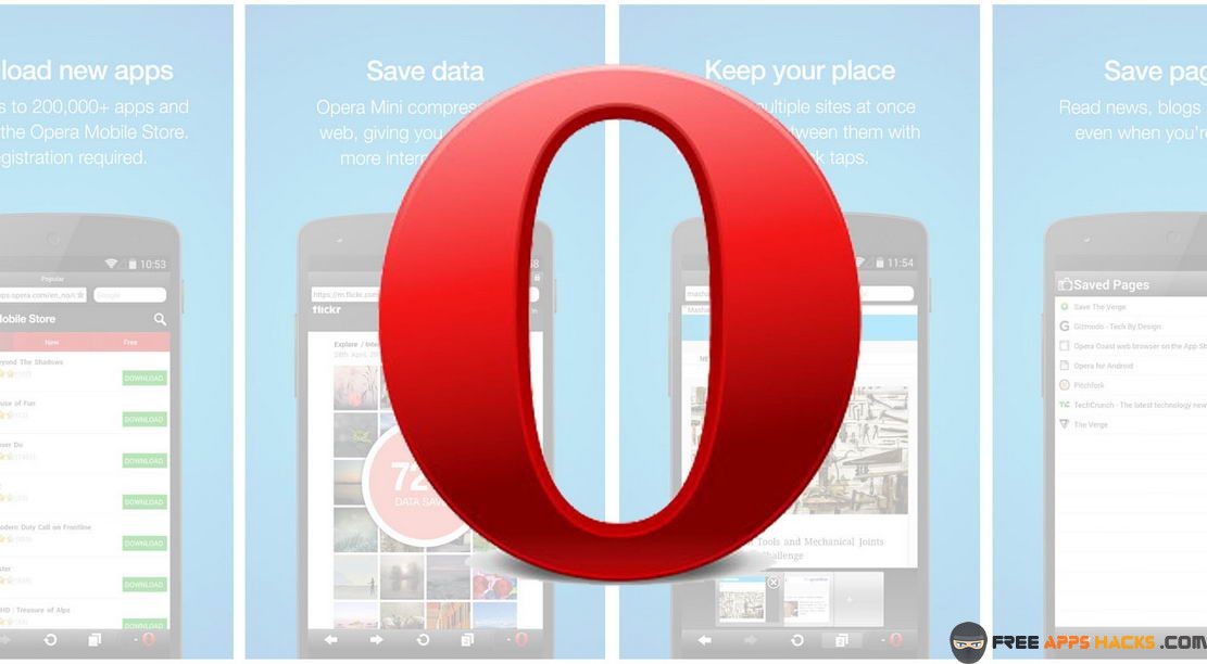Opera Browser Free Modded Apk Android App Free App Hacks
