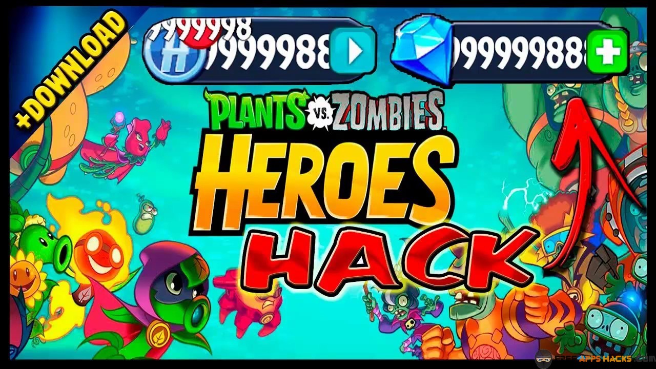 plants vs zombies heroes hacked