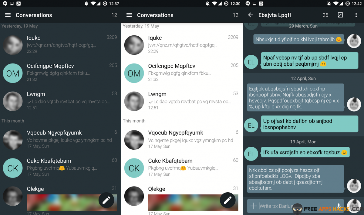 YAATA SMS Premium Modded APK Android App - Free App Hacks