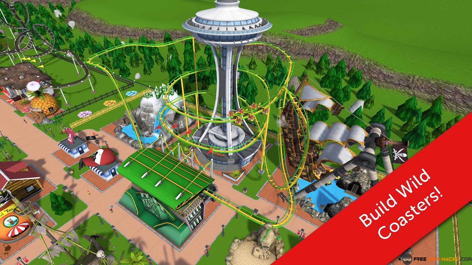 RollerCoaster Tycoon Touch Unlimited Money Modded APK