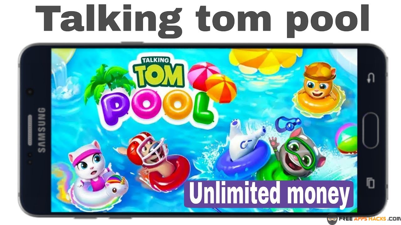 Talking Tom Pool Unlimited Money Modded Apk Android App Free App Hacks